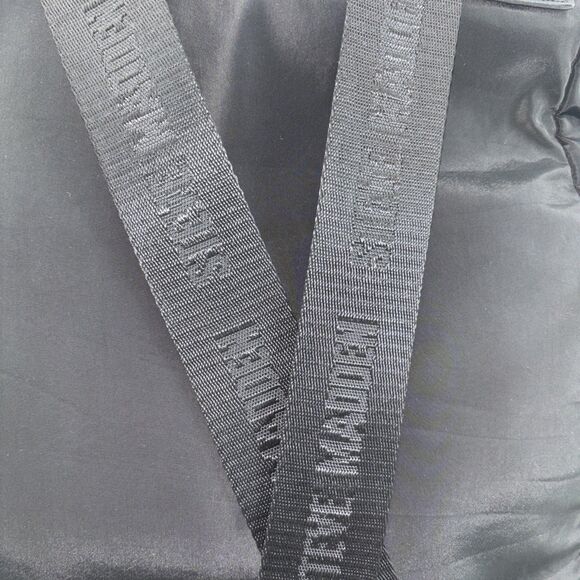 Steve Madden Bqueens Black Quilted Large Backpack Bag Pockets - Picture 4 of 11